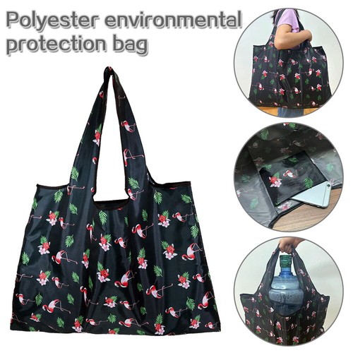 X Bolso de Mano Plegable Reutilizable Damas Grande Plegable Bolso de Mano Reino Unido - Imagen 7 de 21