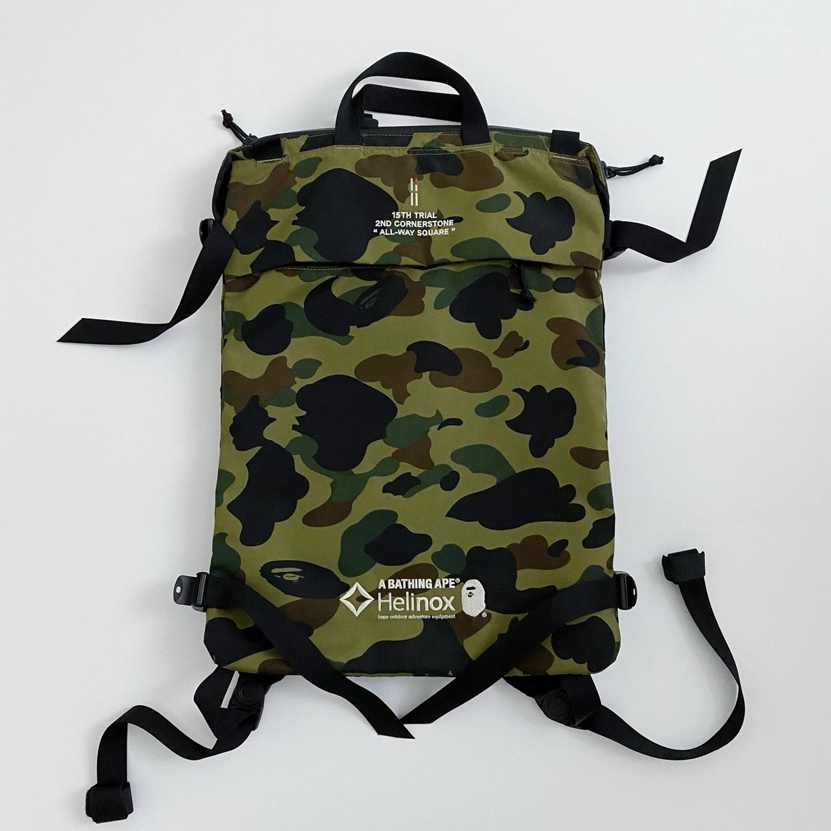 A Bathing Ape Backpack Green Bags for Men for sale | eBay