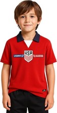 U.S. Soccer USMNT Youth Size Soccer Game Day Poly Inspired Shirt - 319GD-RW2 02