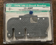 Connecticut Electric Zinsco UBIZ-1515 Thin 15 Amp/15 Amp 1-Pole Circuit Breaker