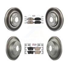 Transit Auto KGA-101925 Brake Disc and Pad Kit Front & Rear for Acura ILX 17-22