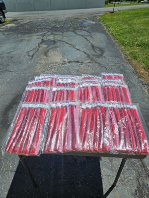 Red & Pink Chenille Stems Pipe Cleaner Crafts NIP 3 Bags 620 Pieces