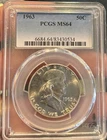 1963 Benjamin Franklin Graded MS64