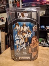 Anna Jay signed AEW figure Series 3 JSA 