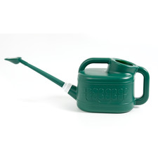 Bamworld 2 gal Plastic Watering Can Long Spout Water Can with Removable Nozzle