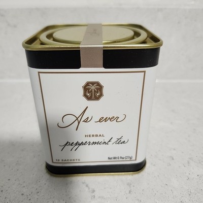 AS EVER Herbal Peppermint Tea Tin by Meghan Markle SOLD OUT 