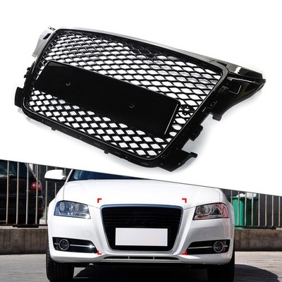Front Bumper Radiator Grille Mesh Grill For Audi A3 S3 8P 2008 2009 2010-2012 12