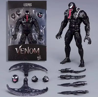 Venom Legends Action Figure Joint Movable Toys Change Face Statue Model Doll Col