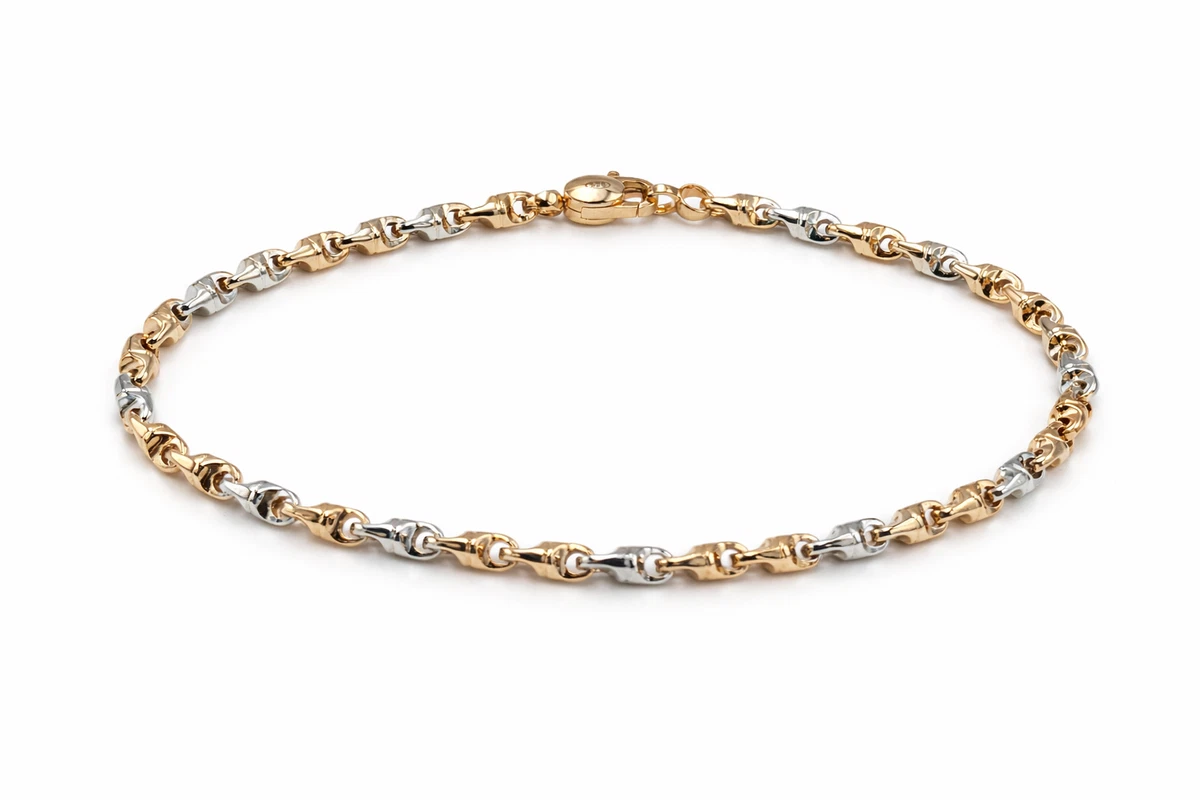 Tom Hope Braccialetti In Pelle Intrecciata Multistrato Placcato