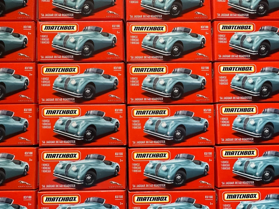 Coche Modelo Matchbox '56 Jaguar XK140 Roadster - ¡Lote a granel de 80! Foto 2 de 2