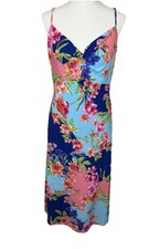 GUESS Womens Size 12 Dress Gorgeous Floral Strappy Sundress