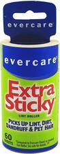 Evercare Garment Lint Roller Extreme Stick Refill - 60 Sheets