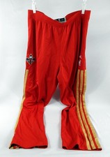 2013-14 New Orleans Pelicans Darius Miller #2 Game Used Red Warm Up Pants 2XL 29