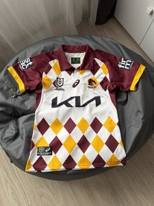 海外Mサイズ】NRL ブリスベン・ブロンコス 2024 ヘリテージジャージ