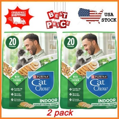 2 pack Purina Cat Chow Indoor Healthy Weight and Hairball Dry Cat Food Chicken