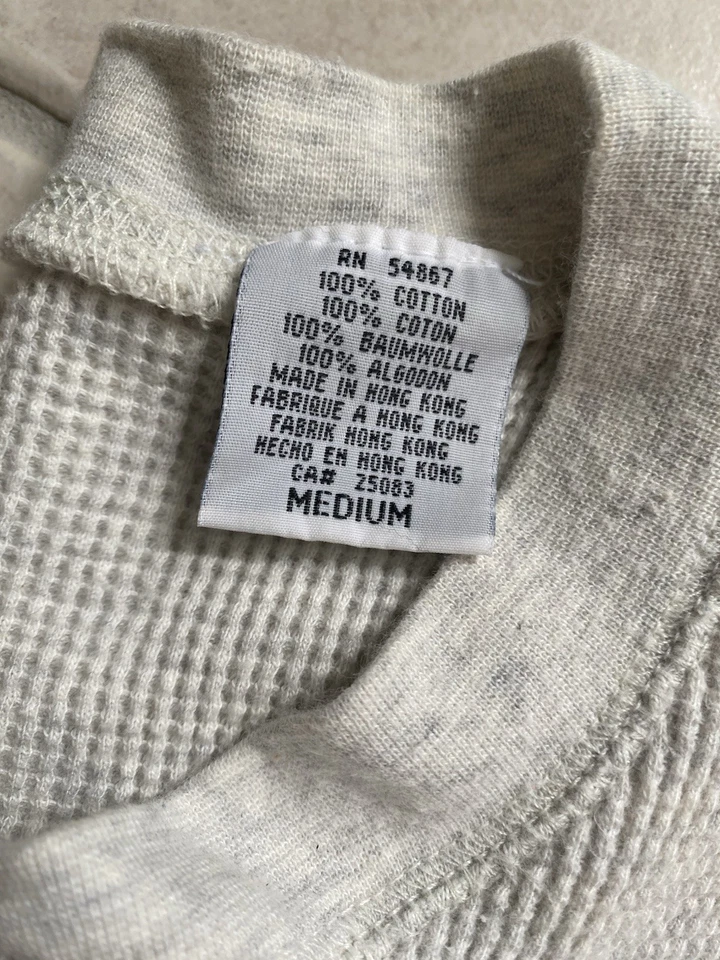 De colección Años 90 Disney Store Mickey Mouse & Friends Henley Manga Larga Talla Mediana Foto 4 de 4