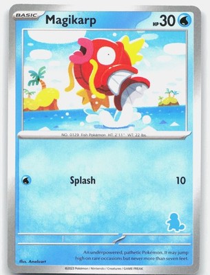 Magikarp (Squirtle Stamp) Normal My First Battle Pokemon LP