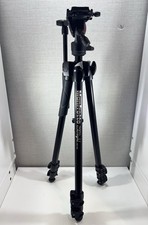 Manfrotto 290 Light Tripod w/ Pan Tilt Head Quick Release Plate Photography