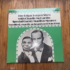 THE EDGAR BERGEN SHOW AS HEARD CBS IN 1952 - RADIOLA RECORDS MR-1034 LP.  New!