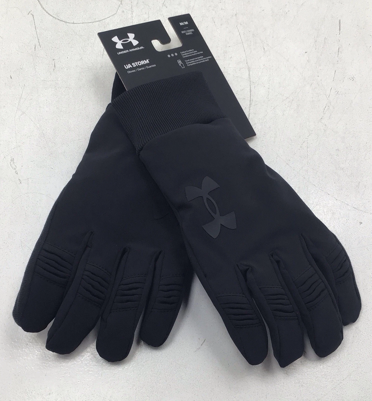 Under Armour Men's UA Storm Gloves In Black Size Medium Touch Screen Compatible
