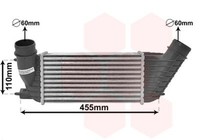 VAN Wezel LadeluftküHler LLK Intercooler KüHler Ladeluft 40004347