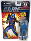 2007 Hasbro GI JOE 25th Anniversary COBRA COMMANDER 3.75" Action Figure MOC ARAH