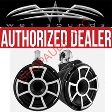 Wet Sounds REV 10 B-SC V2 10" Revolution Series Marine Tower Speakers 300w rms