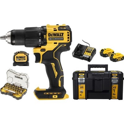 DeWalt Schlagbohrschrauber + Akku Puster