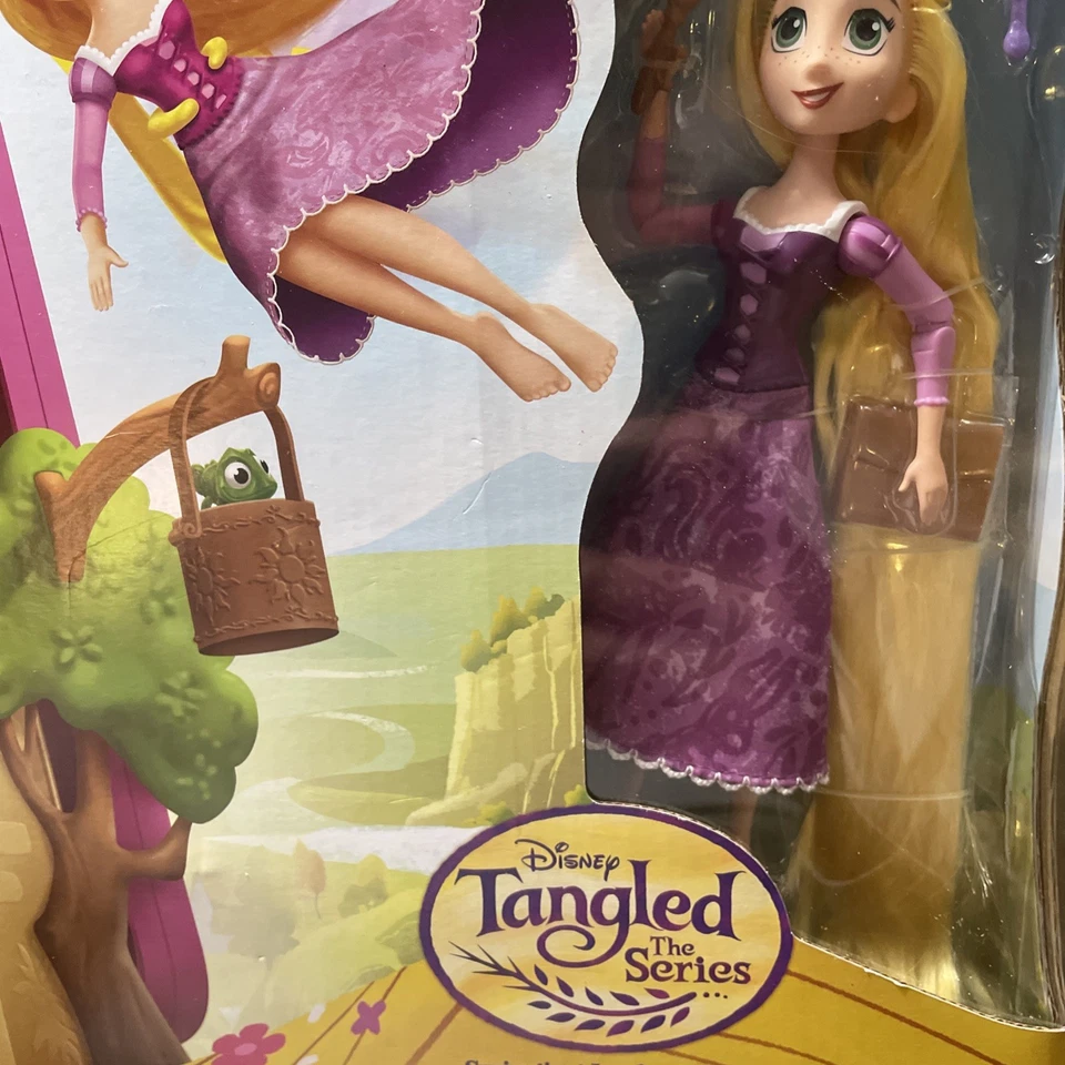 Disney Enredado La Serie Nuevo En Caja Cerraduras Columpio Castillo y Muñeca Juego Set Foto 3 de 4