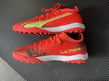 Puma Ultra Match IT Coral Orange Indoor Soccer Football Shoes Men 8 US
