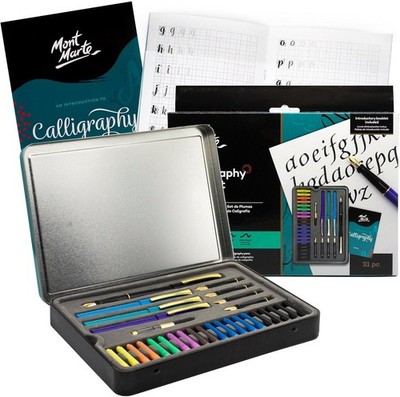 Mont Marte Kalligrafie Stift Set - 31 Stck. - Enthält 4x 11 Stück (1er Pack) 