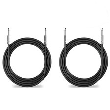 2 25 FT 1/4" to 1/4" Pro Audio PA DJ Sound Amplifier AMP to Speaker Cable Cord