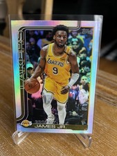 Bronny James Jr. 2025 Topps #152 Rainbow Foil Los Angeles Lakers