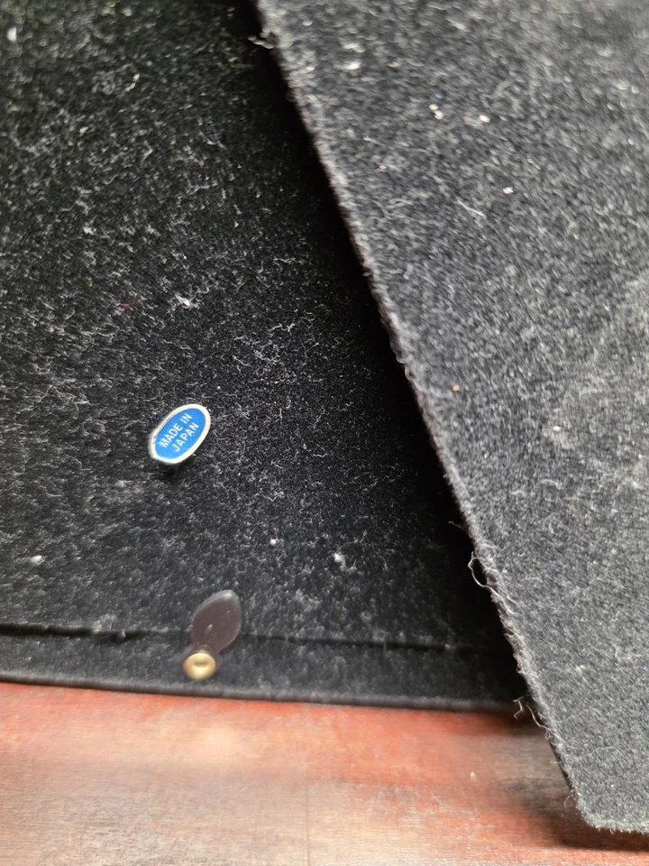 moldura cerâmica vintage 1990 branco W design floral rosa Japão 5x7 - Imagem 4 de 4