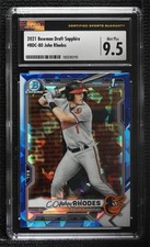 2021 Bowman Chrome Draft Sapphire Edition John Rhodes CSG 9.5 Mint Plus 0h2x
