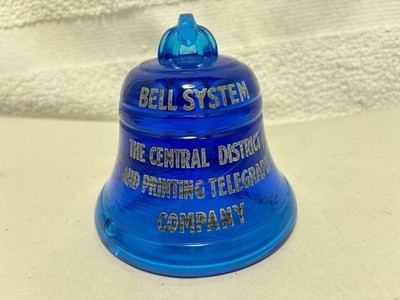 Rare Vntg Bell System Central District & Printing Telegraph Company Paperweight