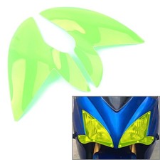 Front Headlight Guard Shield Screen Green Lens Cover For Suzuki GSX-S1000F 15-21