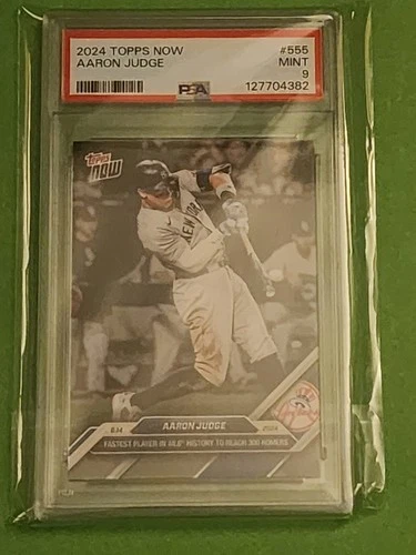 2024 Topps Now - Aaron Judge #555 Fastest to 300 Homers PSA 9