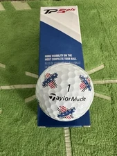 NEW Taylormade TP5 Pix V1 USA Cross One Sleeve Of 3 Golf Balls