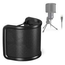 FIFINE Pop Filter Screen, Compact Microphone Pop Shield Windscreen with Metal...