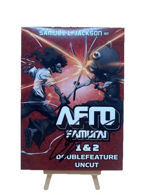 AFRO SAMURAI 1 + 2 - UNCUT - DOUBLE FEATURE - dvd m. UNTERSCHRIFT!!! - Anime