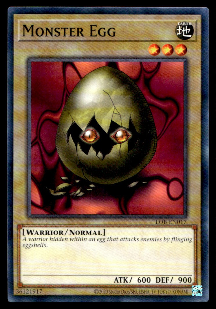 Monster Egg - LOB-EN017 - YuGiOh