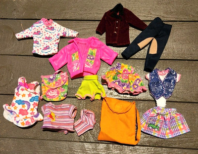 Vintage 1990's Barbie's Sister Stacie 7.5'' Doll Clothes Lot of 13 Pieces