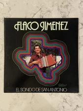 Flaco Jimenez “El Sonido De San Antonio” Tex Mex Conjunto Record LP Tejano