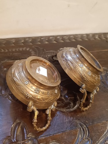 Ferdinand BARBEDIENNE ( 1810-1892 ) Coupe À Anses En Bronze Épis De Blés XIX Ème - Afbeelding 5 van 14