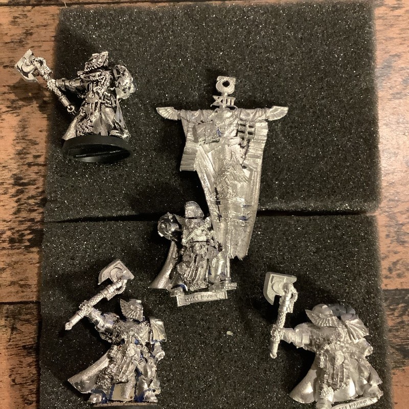 Warhammer Oldhammer Ultramarines Honour Guard 2004 Metal