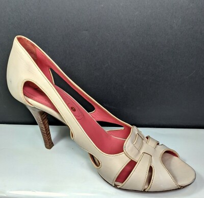 Celine Vintage Heeled Sandals EU Made In Italy