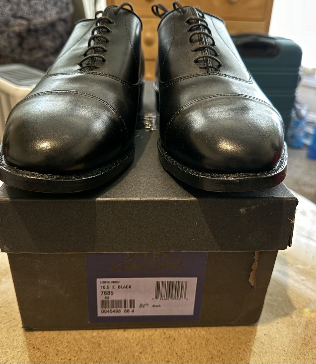 New Allen Edmonds Hopkinson Cap-Toe Oxford Dress Shoe Size