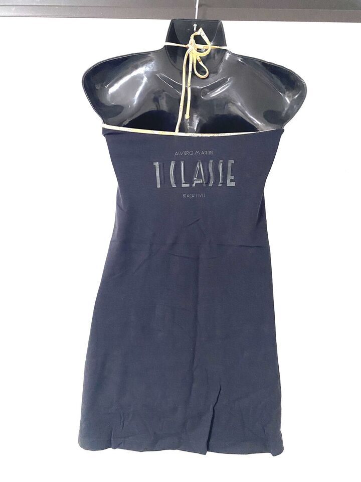 ALVIERO MARTINI 1^ CLASSE VESTITO MARE COPRICOSTUME DONNA NERO