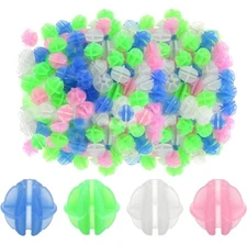Bike Spoke Beads Glow in The Dark That Make Noise for Kids Bicycle Wheels 216 Pc